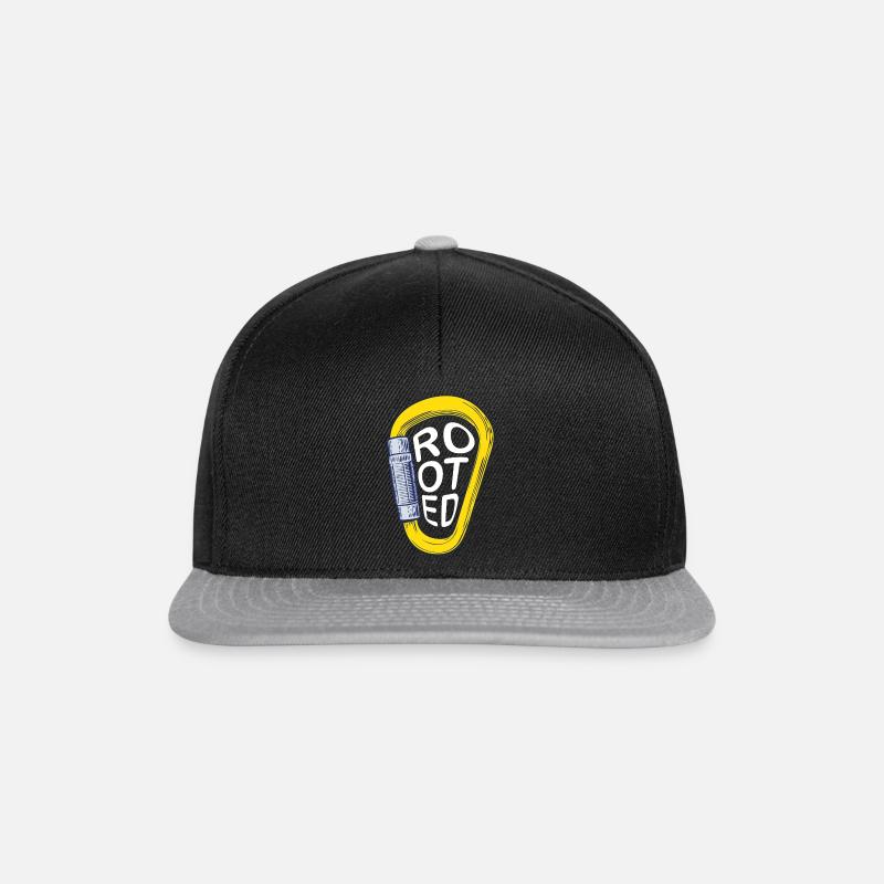 Verwurzelt - Snapback Cap - Schwarz/Grau