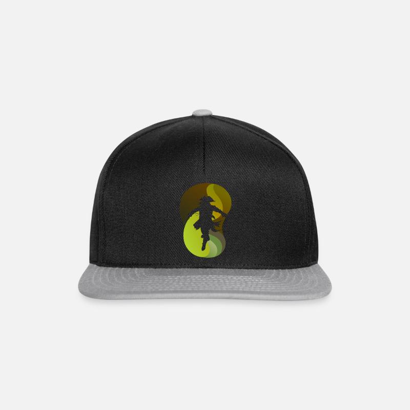 Pirate Drapeau pirate Bateau pirate - Casquette snapback - noir/gris