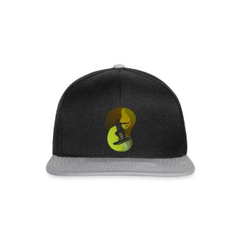 Wakeboarding Wakeboarder Water Sports - Snapback Cap - black/grey - Front