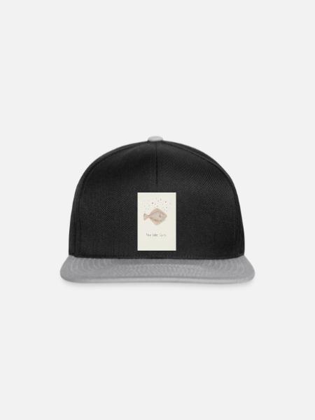 Mein Lieber Scholli Fischdesign - Snapback Cap - Schwarz/Grau