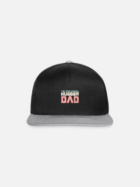The Professional Hugger Dad - Snapback Cap - Schwarz/Grau