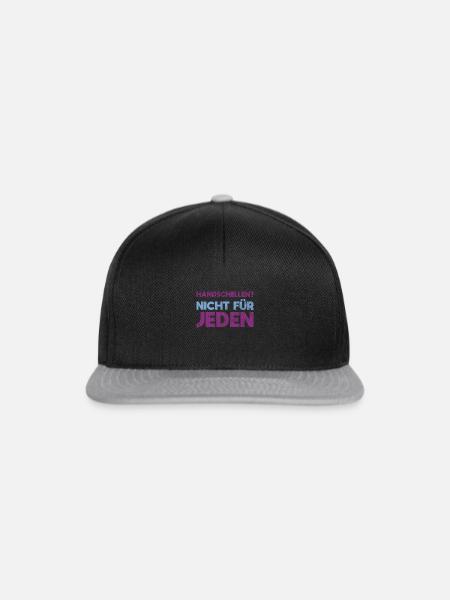 Handschellen? Nicht Für Jeden - Snapback Cap - Schwarz/Grau