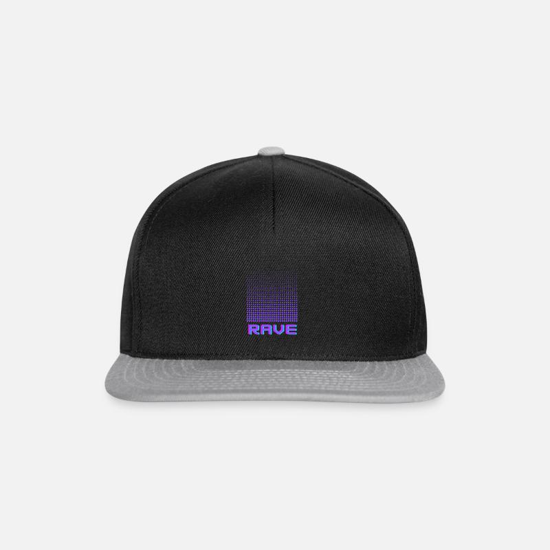 RAVE - Snapback Cap - Schwarz/Grau
