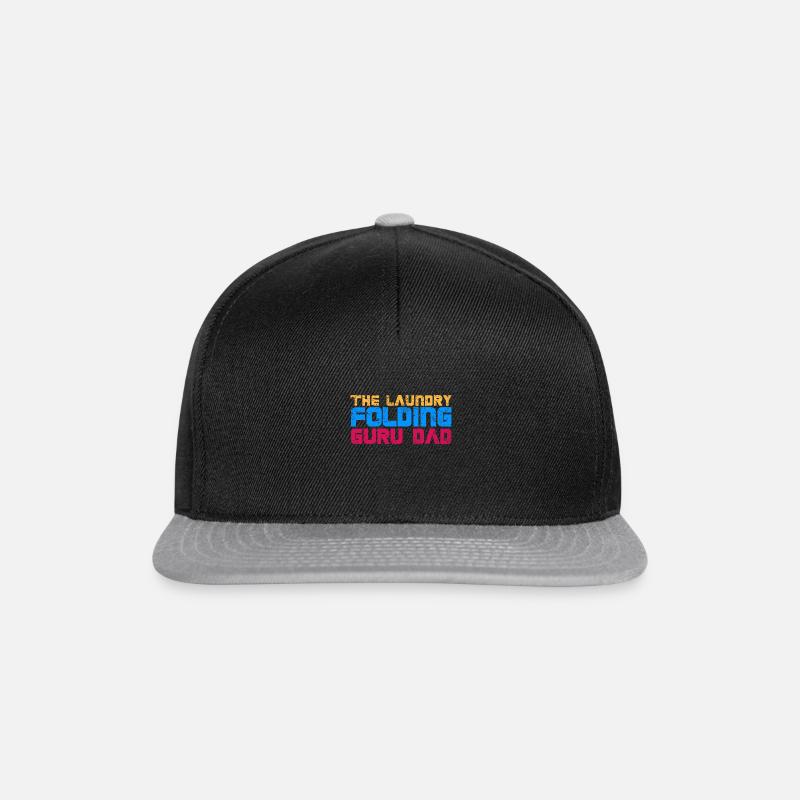 The Laundry Folding Guru Dad - Snapback Cap - black/grey