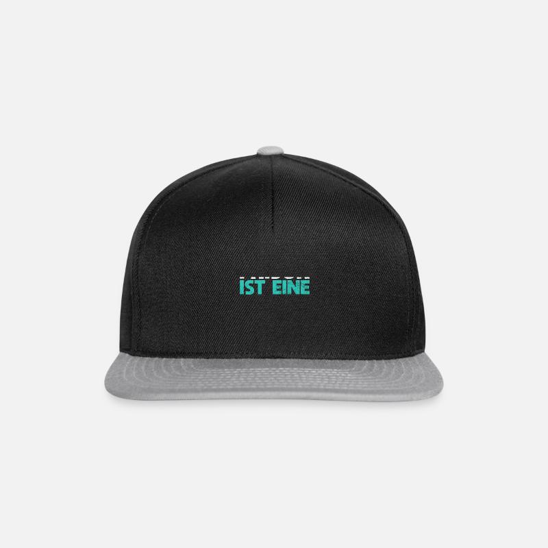 Frisur Ist Eine Lebensentscheidung - Snapback Cap - Schwarz/Grau