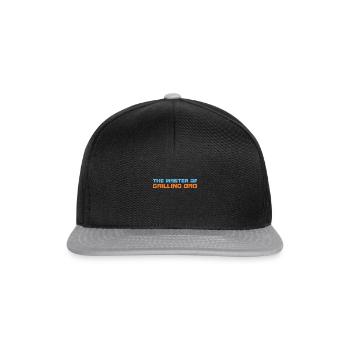 The Master Of Grilling Dad - Snapback Cap - black/grey - Front