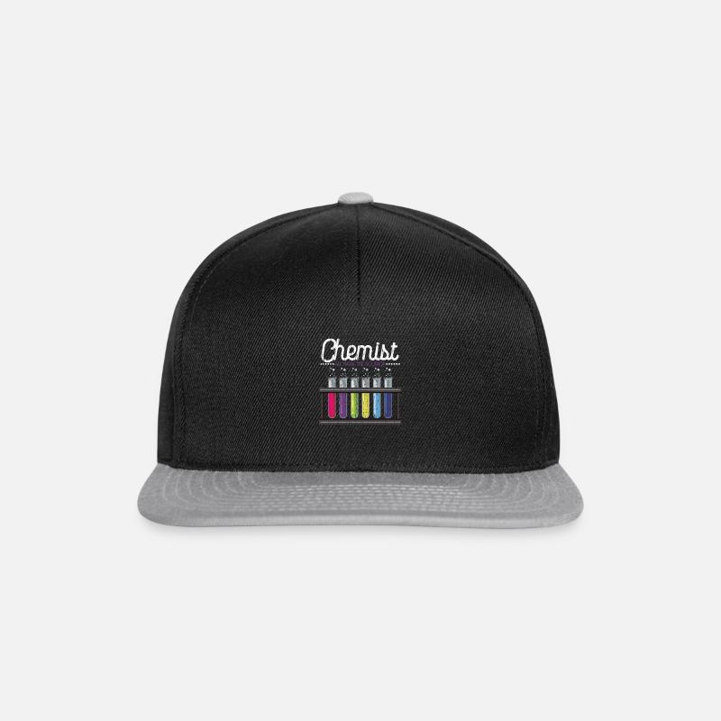 Chemist T-Shirt - All Have The Solution - Snapback Cap - black/grey