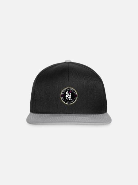Du bist das Beste-Liebe - Snapback Cap - Schwarz/Grau