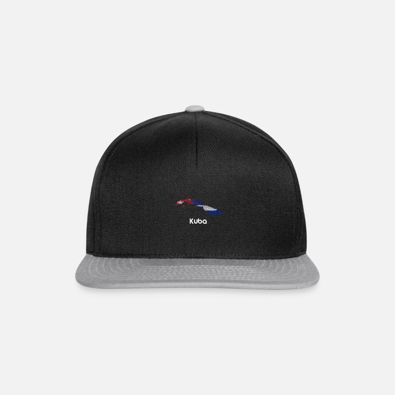 Kuba - Snapback Cap - Schwarz/Grau
