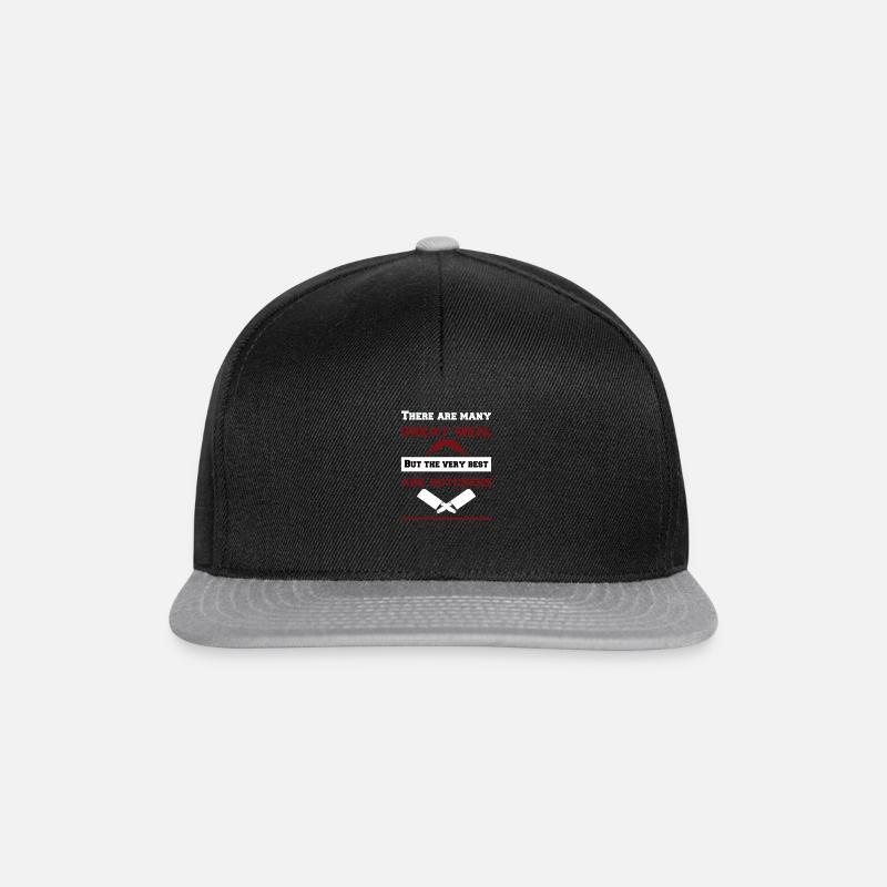 boucher - Casquette snapback - noir/gris