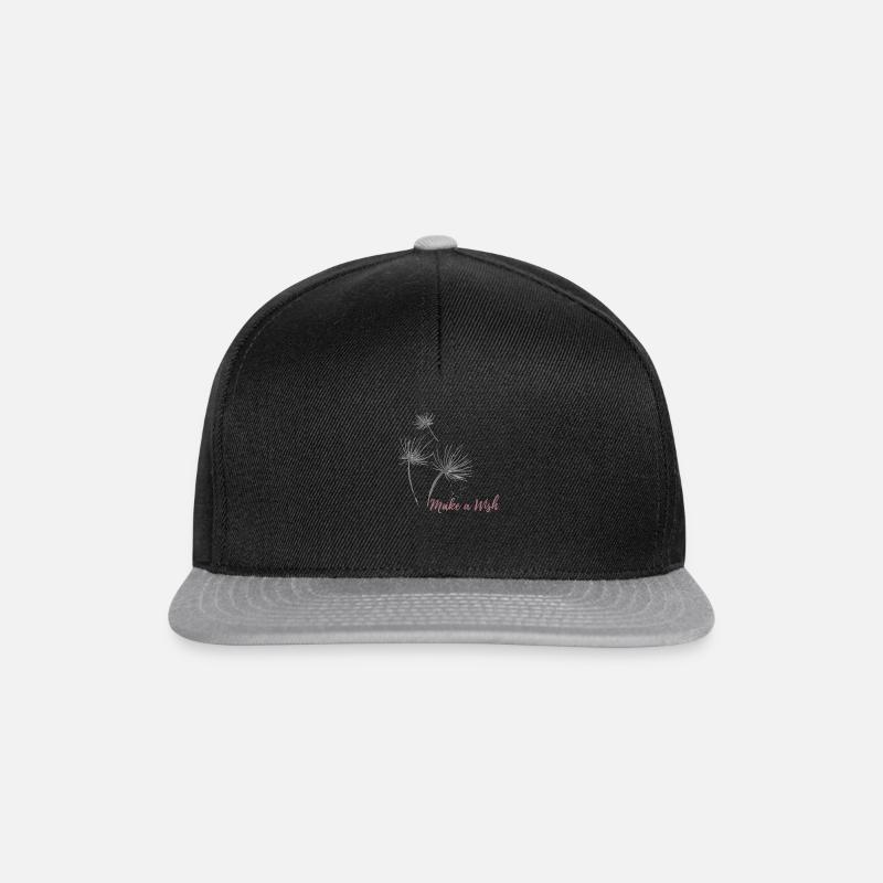 Say design - Snapback Cap - black/grey