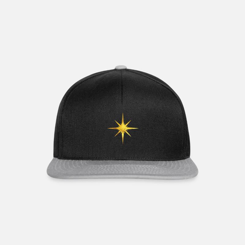 stern - Snapback Cap - Schwarz/Grau