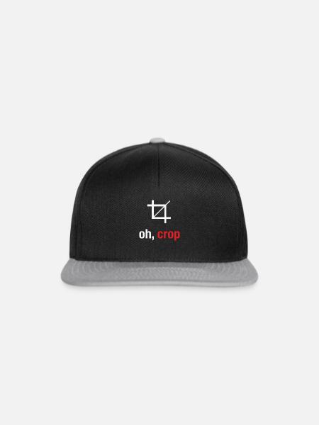 Fotograf - Snapback Cap - Schwarz/Grau