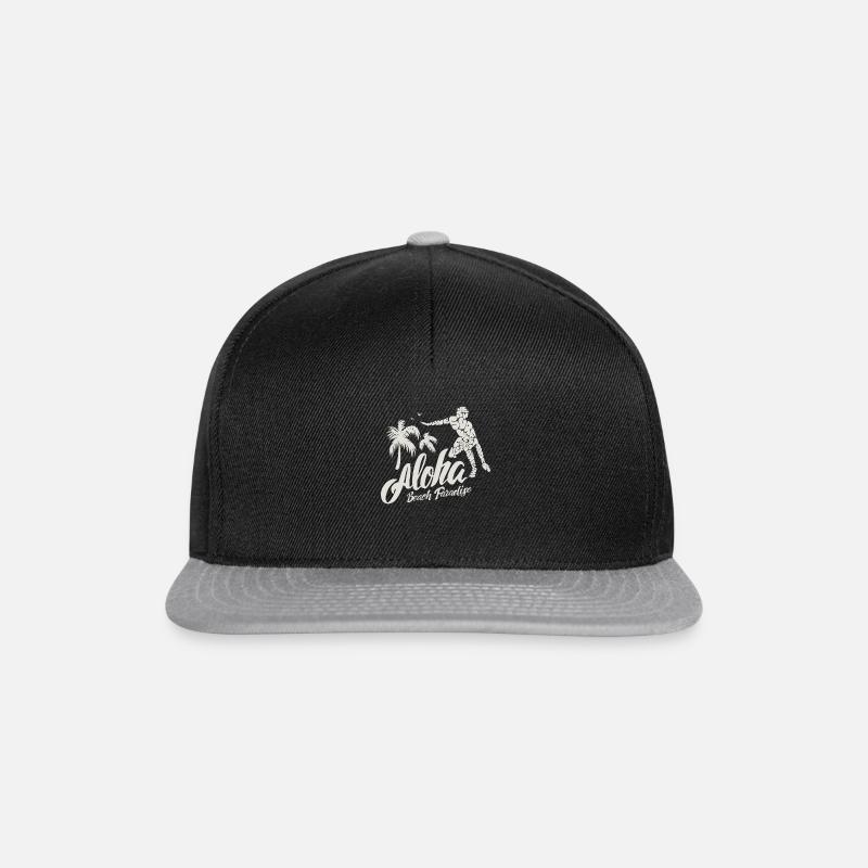 Strand Paradies - Snapback Cap - Schwarz/Grau