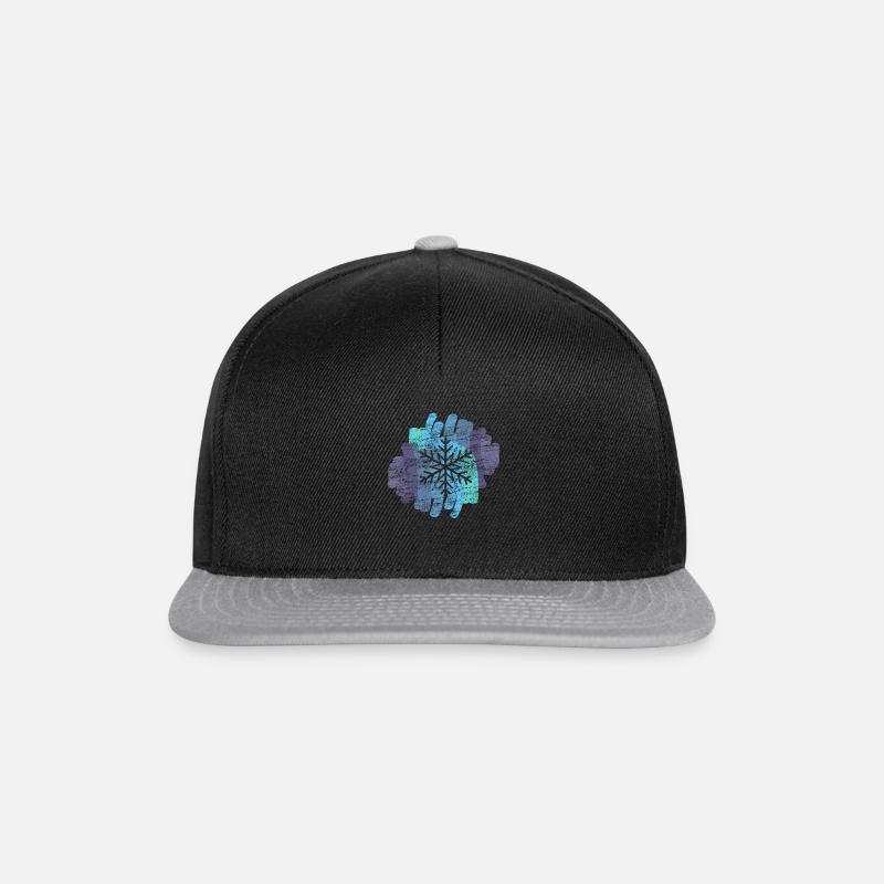 snowflake - Snapback Cap - black/grey