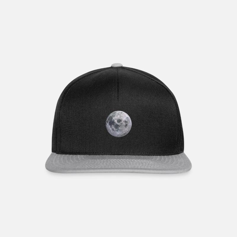 Mond - Snapback Cap - Schwarz/Grau