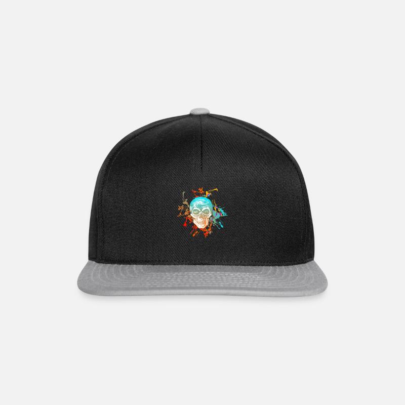 Skull 2019 - Snapback Cap - Schwarz/Grau