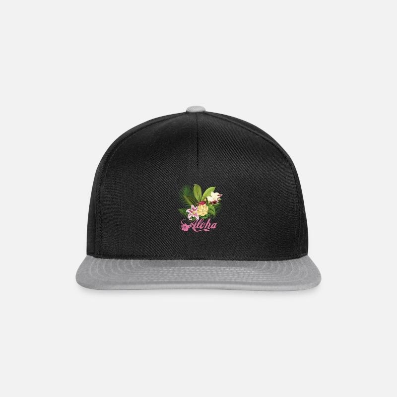Aloha - Snapback Cap - Schwarz/Grau