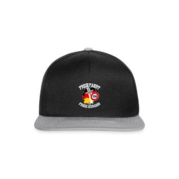 FREIE FAHRT FÜR FREIE BÜRGER Kein Tempolimit - Snapback Cap - Schwarz/Grau - Vorne