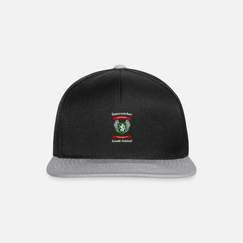 Steirer durch die Gnade Gottes - Snapback Cap - Schwarz/Grau
