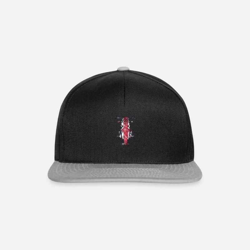 Fahrrad - Snapback Cap - Schwarz/Grau