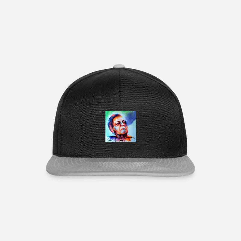 Helmut Schmidt - Snapback Cap - black/grey