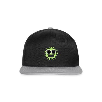 Virus Corona - Casquette snapback - noir/gris - Devant