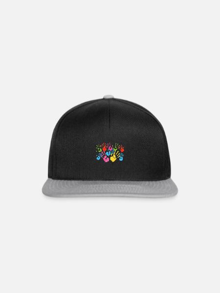 Empreinte pour enfants - Casquette snapback - noir/gris