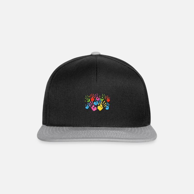 Empreinte pour enfants - Casquette snapback - noir/gris