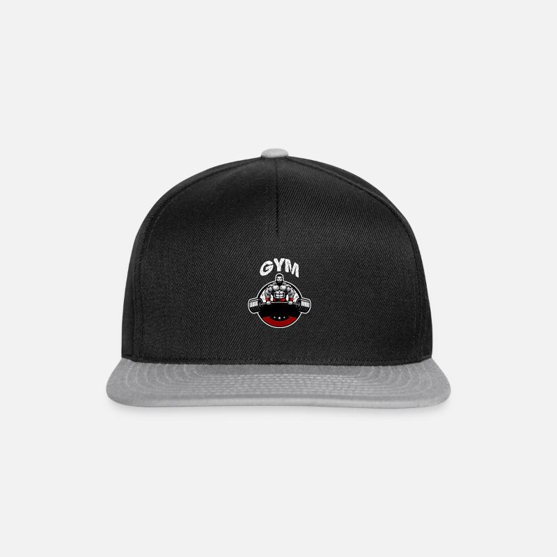 GYM - Snapback Cap - black/grey