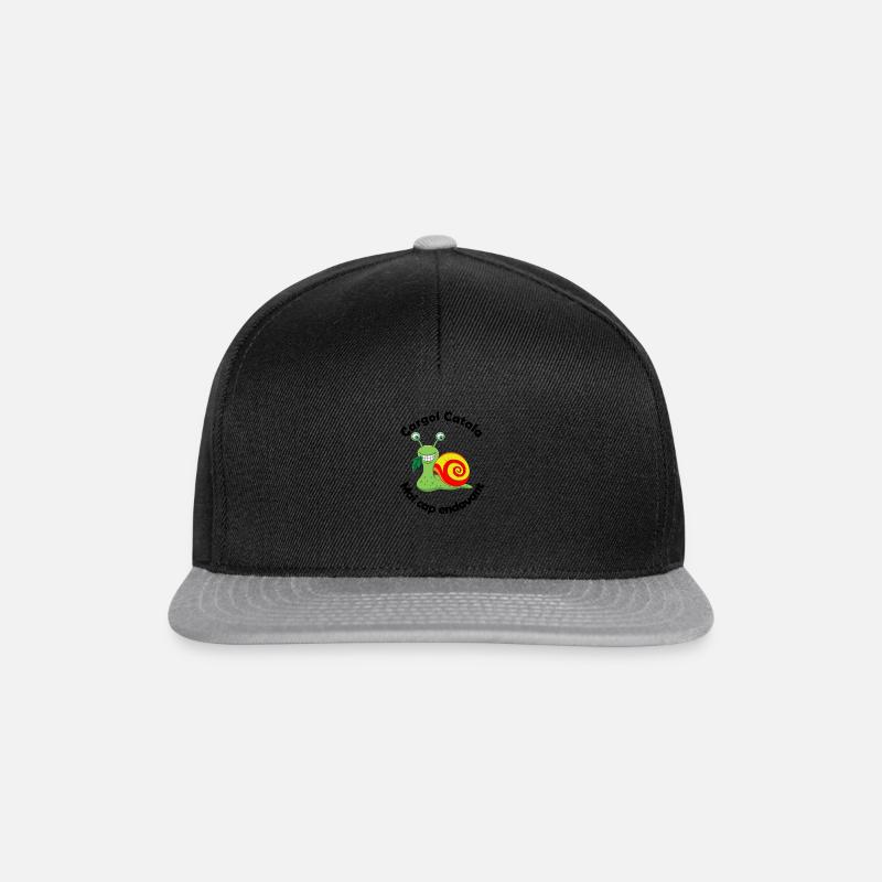 Escargot catalan - Casquette snapback - noir/gris