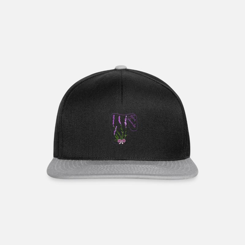 Lavender - Snapback Cap - black/grey