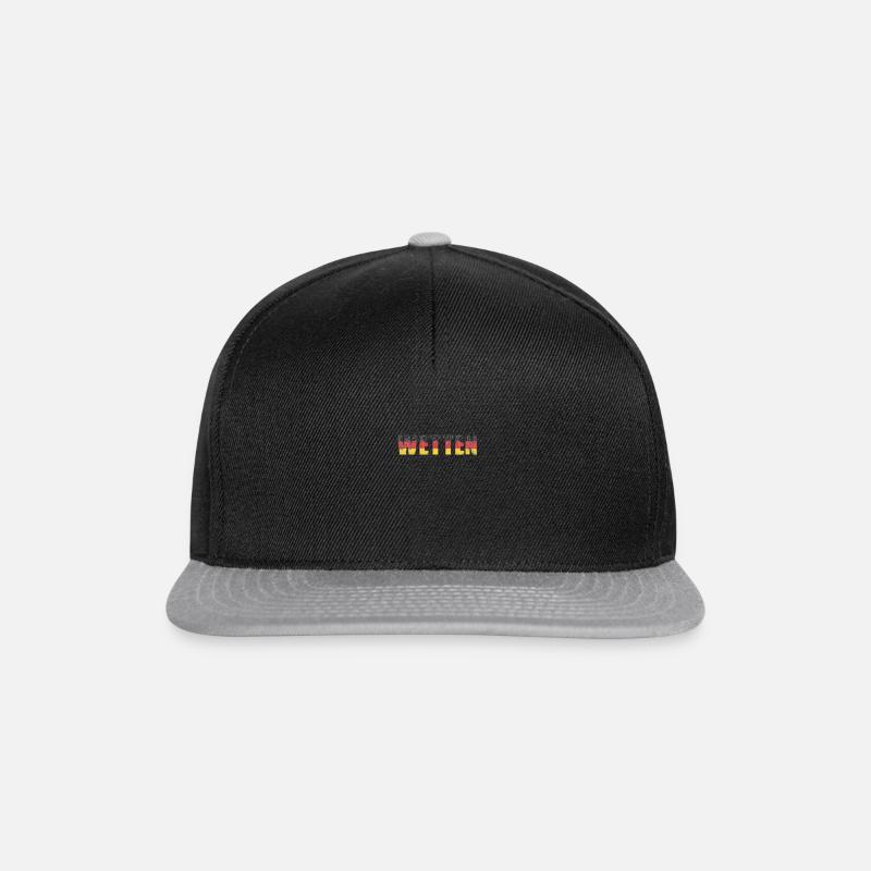 Wetten - Snapback Cap - Schwarz/Grau