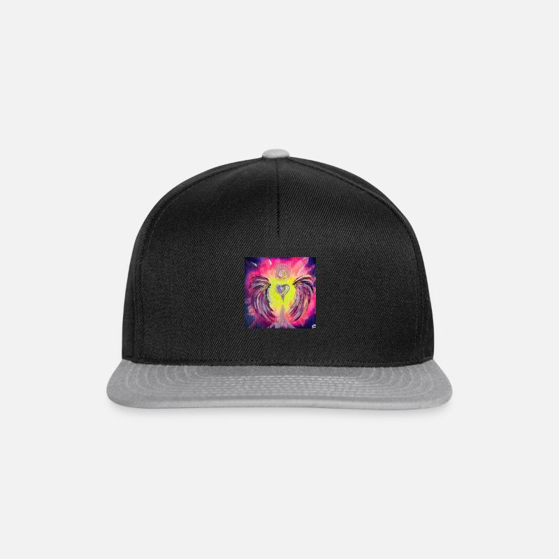 Herzengel "Zellleuchten" - Snapback Cap - Schwarz/Grau