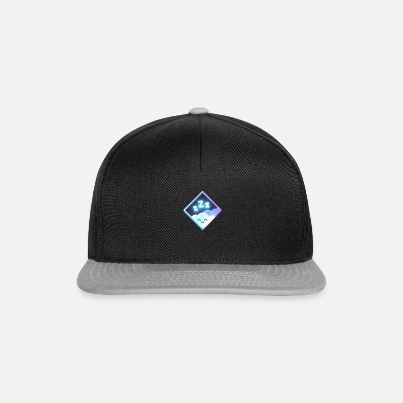 Cloud en sommeil actuellement - Casquette snapback - noir/gris