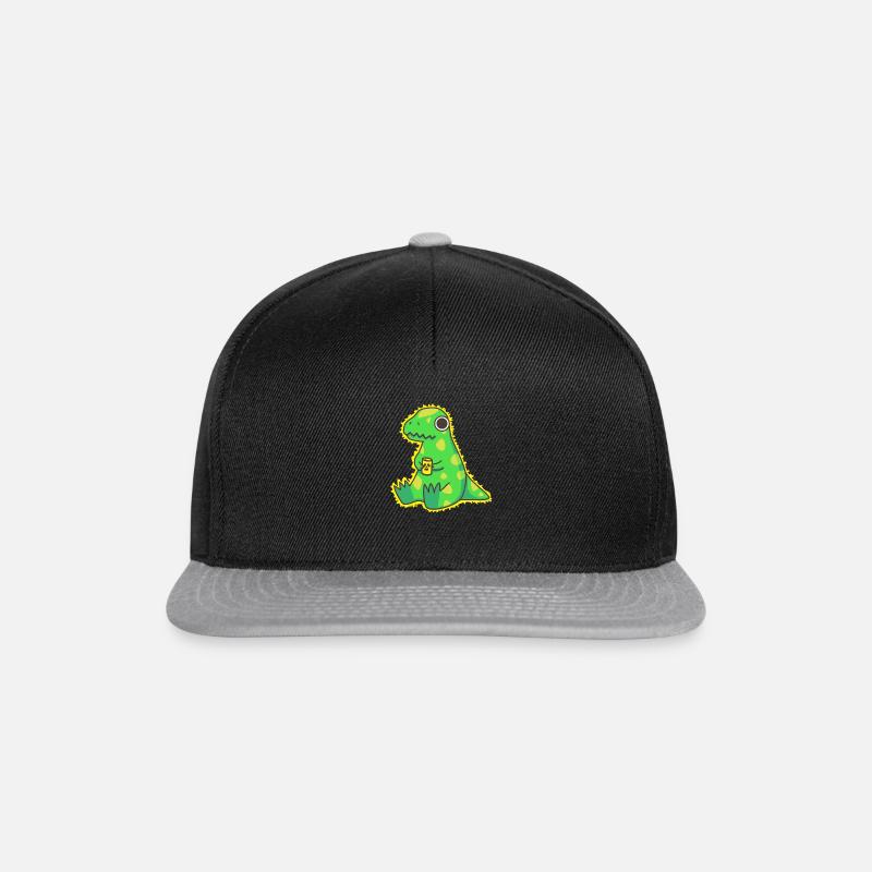 Rad-Dino - Snapback Cap - Schwarz/Grau