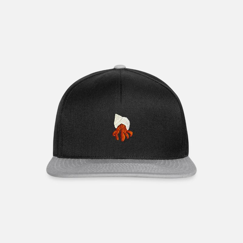 Der Bernard, der Einsiedler, der Hermite - Snapback Cap - Schwarz/Grau