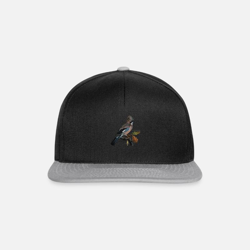 1990 - Casquette snapback - noir/gris