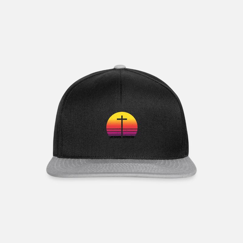 Jesus Christus - Snapback Cap - Schwarz/Grau