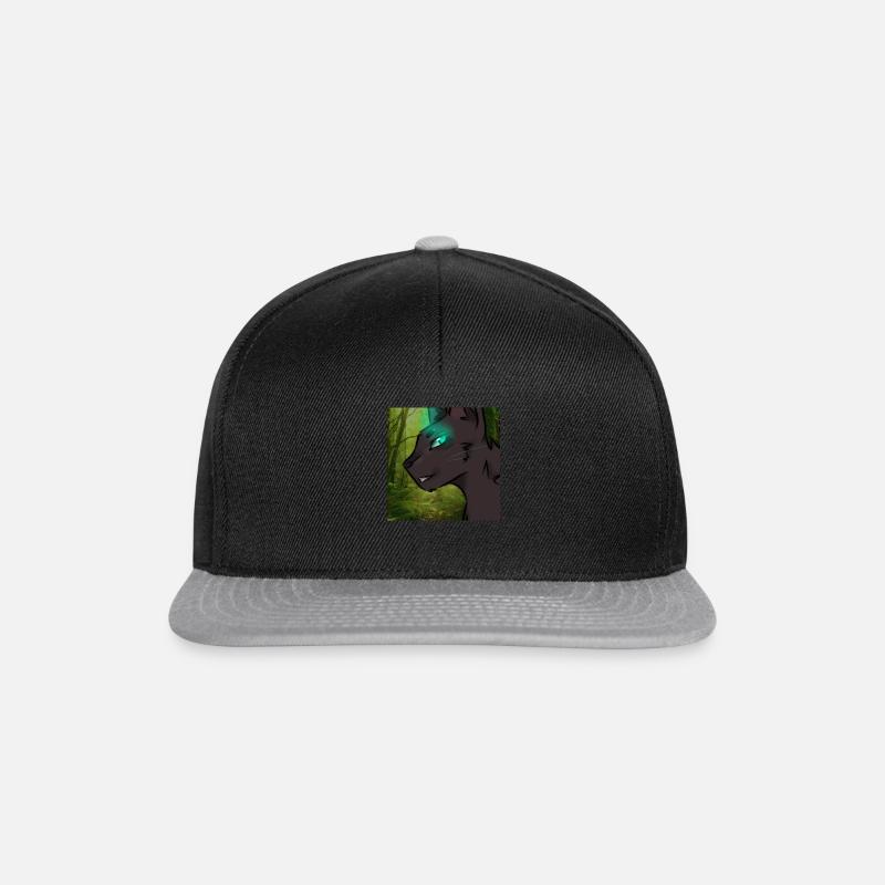 Warrior Cats character - Snapback Cap - Schwarz/Grau