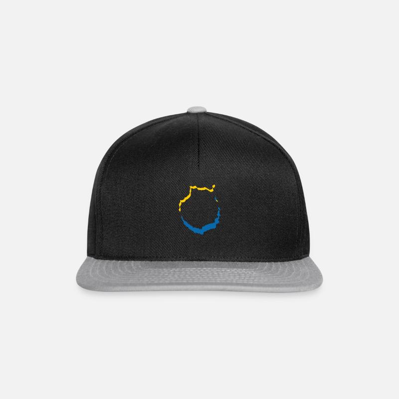Große Kanarische Inseln - Snapback Cap - Schwarz/Grau