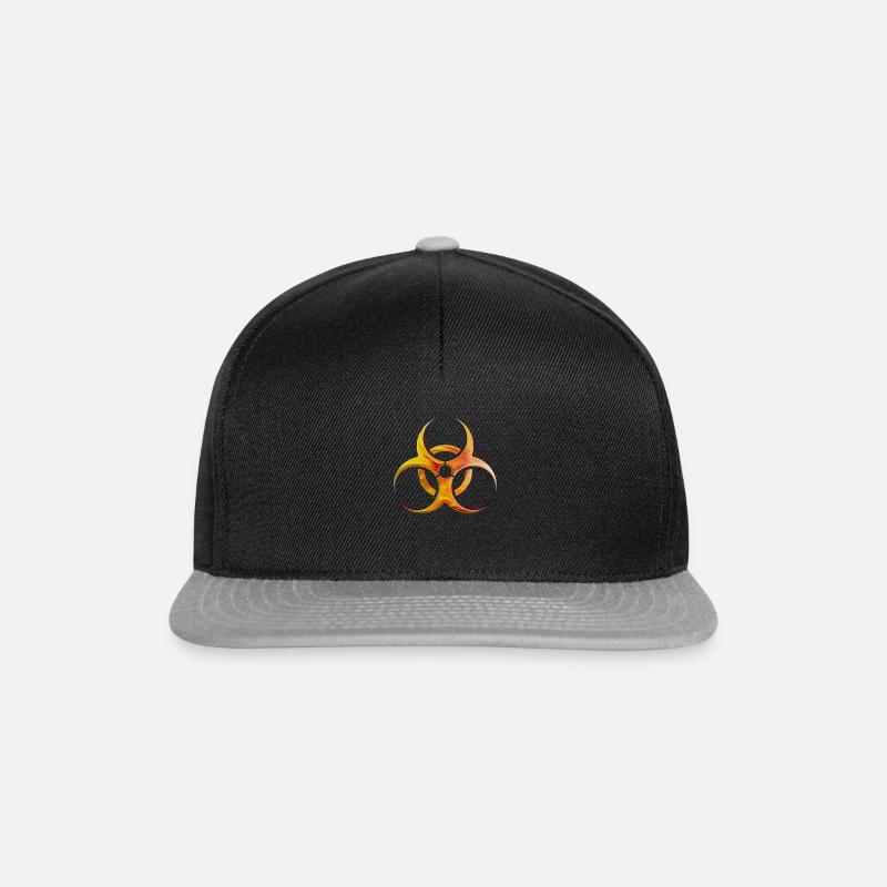 bio - Casquette snapback - noir/gris