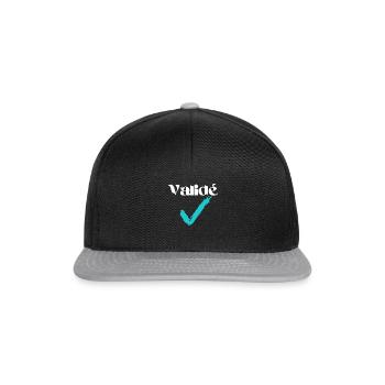 Validé /Valide ton T-shirt - Casquette snapback - noir/gris - Devant