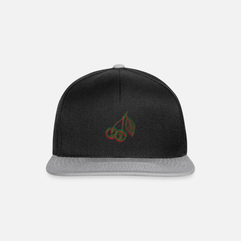 cherry - Snapback Cap - Schwarz/Grau