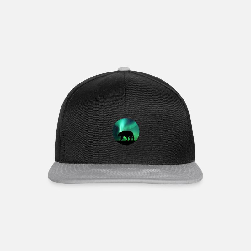 Nordlichter Bär - Snapback Cap - Schwarz/Grau