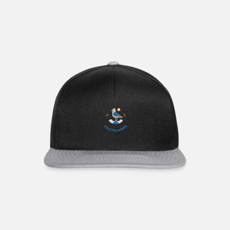 Möwe Zoutelande - Snapback Cap - Schwarz/Grau