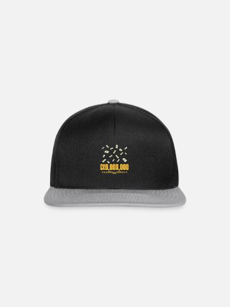 CEO - Snapback Cap - Schwarz/Grau