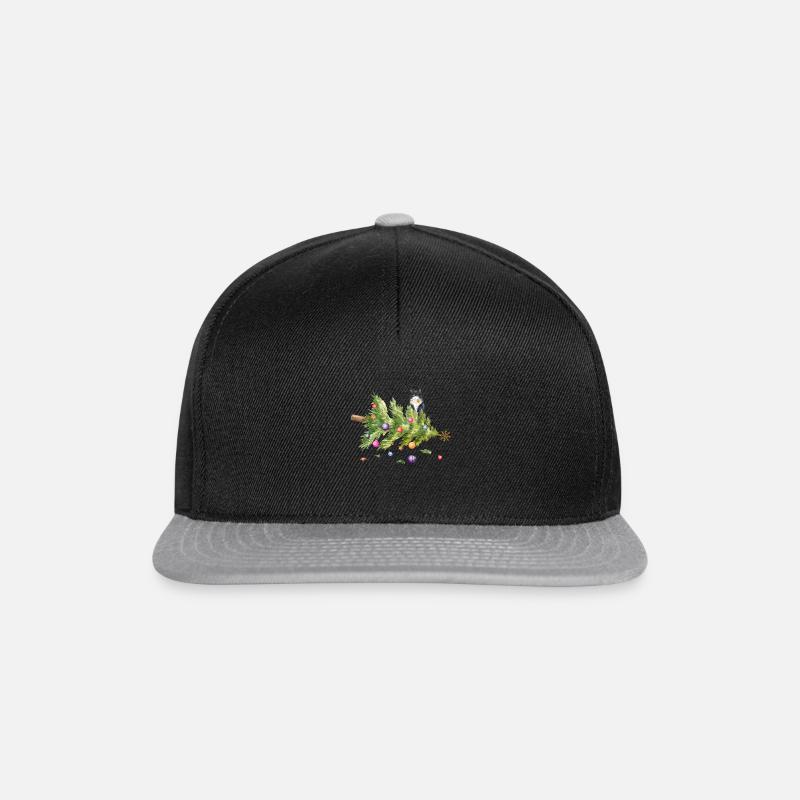 It wasn't me cat Christmas - Snapback Cap - black/grey