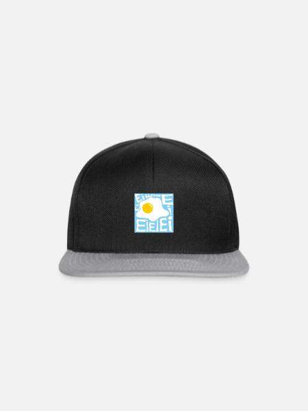 Ei Ei Spiegelei - Snapback Cap - Schwarz/Grau