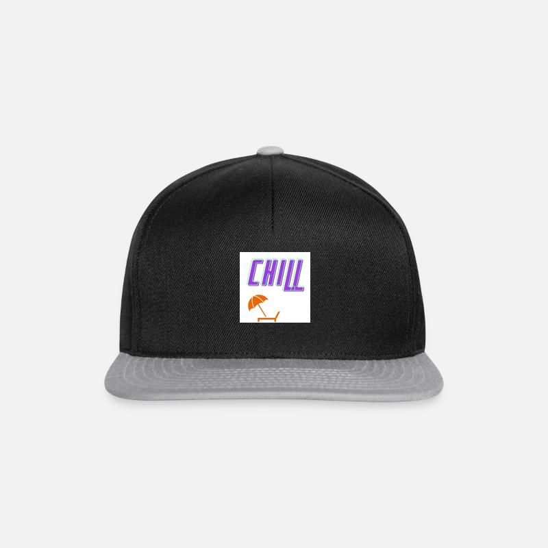 Chill lounge - Snapback Cap - Schwarz/Grau